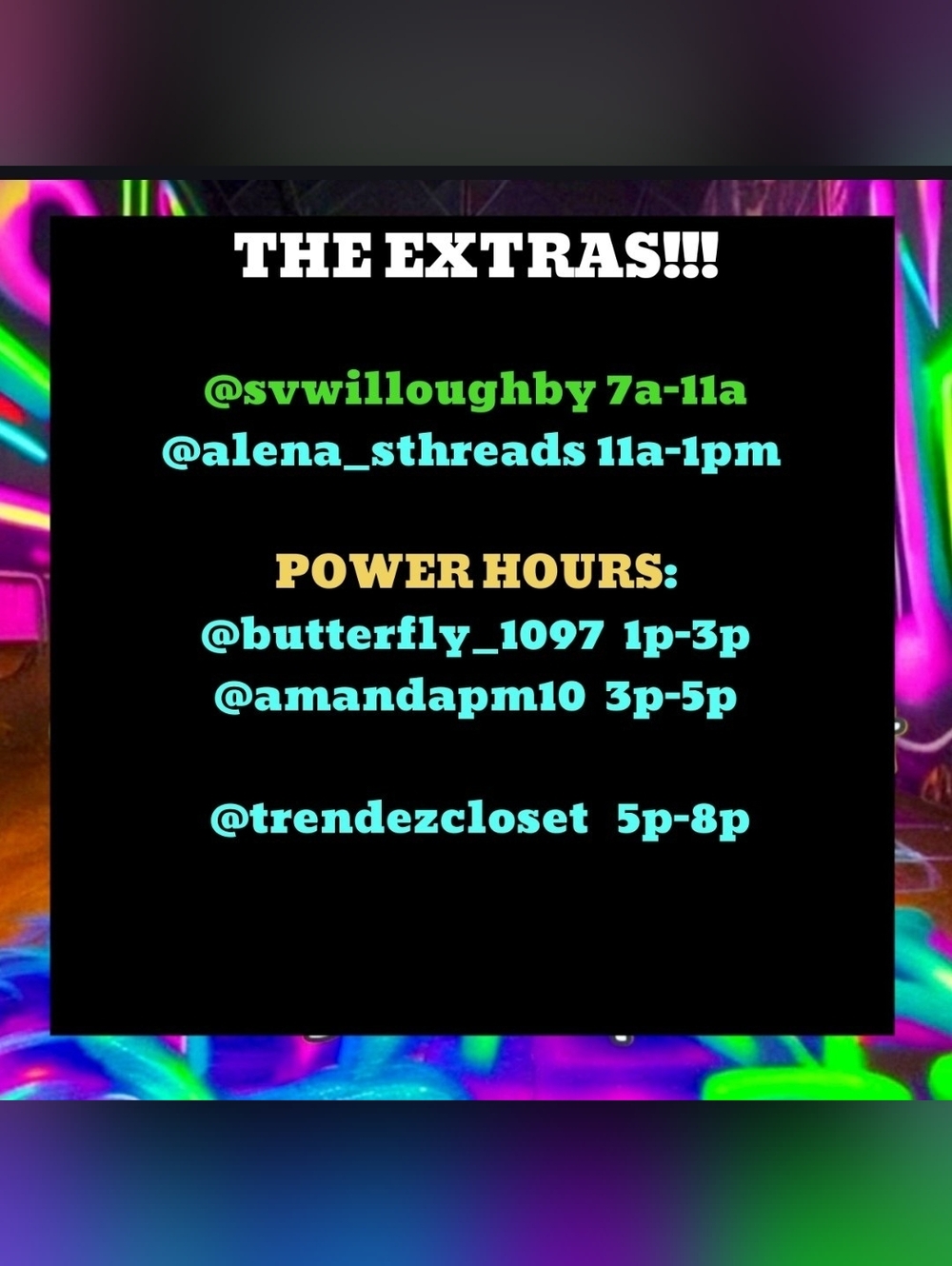 The EXTRAS Share Show Marathon Train! This Thursday 5/7 Train Boards 1 PM EST